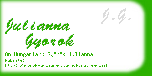 julianna gyorok business card
