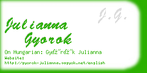 julianna gyorok business card